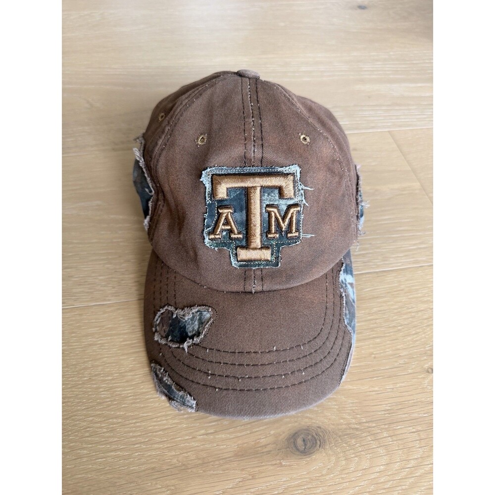 Texas A & M Zephyr Hat ATM embroidered Camouflage Realtree Brown